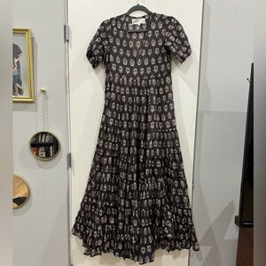 Daughters of India Chaya dress in eggplant